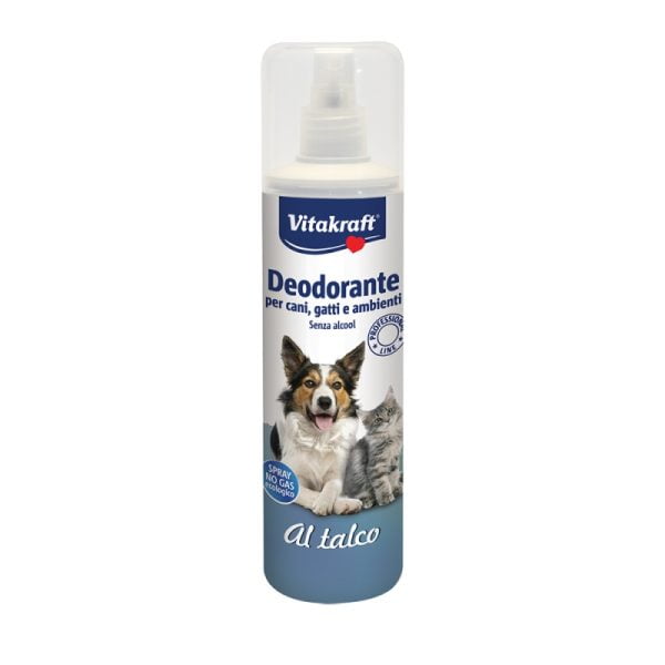 Αποσμητικό Spray με ταλκ 250ml (κατάλληλο και για γάτες)