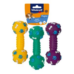 Dog Toy Dumb Bell vinyl 15cm