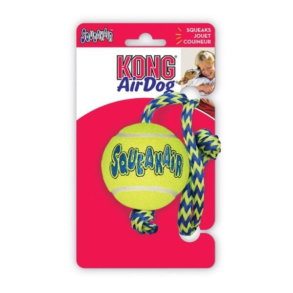 Squeakair Tennis with rope Medium - Image 2