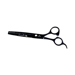 SWAN - Ψαλίδι Ευθύ 6,5" Straight Μαύρο Αραιώματος