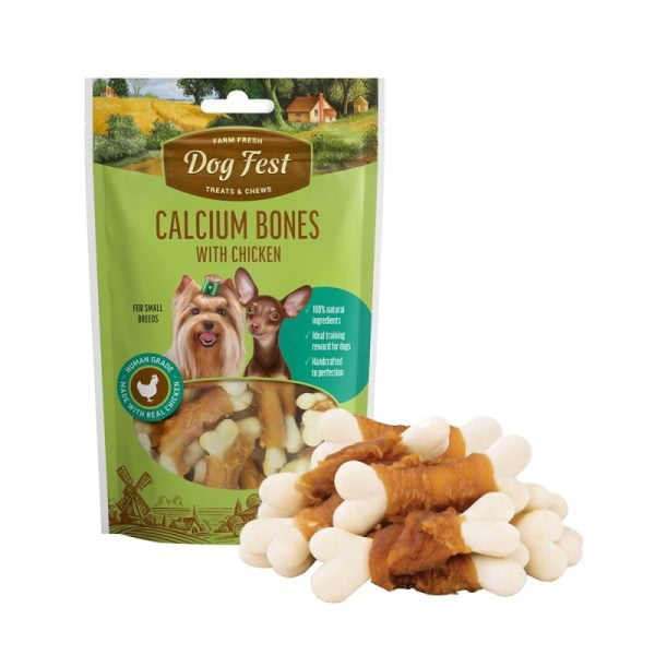 Calcium Bones with Chicken (Small Breed) 55gr
