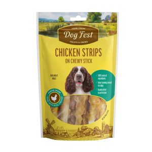 Chicken Strips on Chewy Stick 90gr