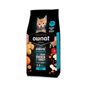 Ownat Ultra Kitten με Κοτόπουλο & Γαλοπούλα