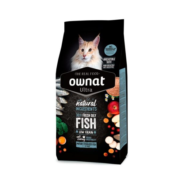 Ownat Ultra Mature Sterilized με Ψάρι