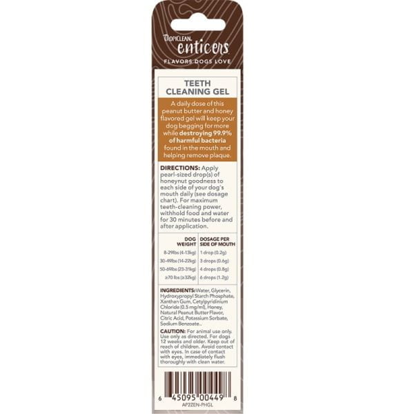 Teeth Cleaning Gel Peanut Butter And Honey - Image 2