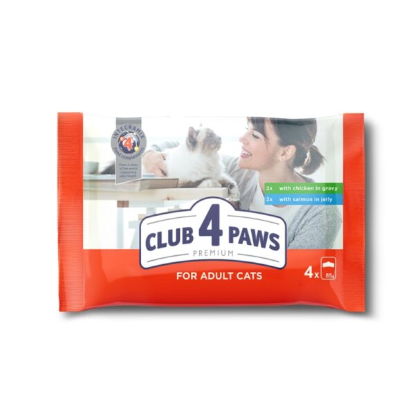 CLUB4PAWS Adult 4x85gr