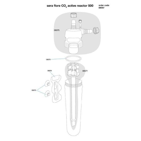 Sera Flore CO2 active reactor 500 - Image 2