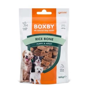 BOXBY Puppy - Adult Rice Bone - Κοτόπουλο & Ρύζι
