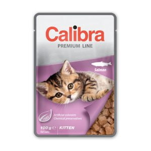 Calibra Cat pouch Premium Kitten Salmon