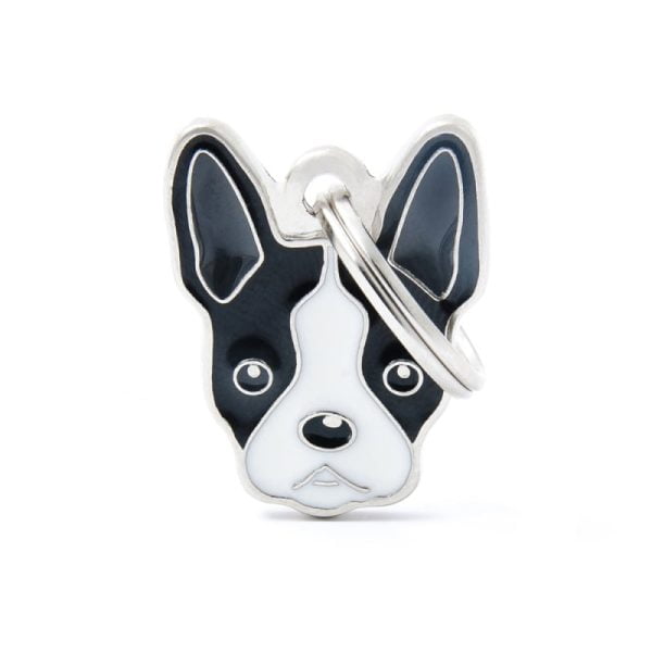 Ταυτότητα Friends Boston Terrier Μαύρο-Λευκό