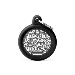 Ταυτότητα Hushtag QR CODE κύκλος