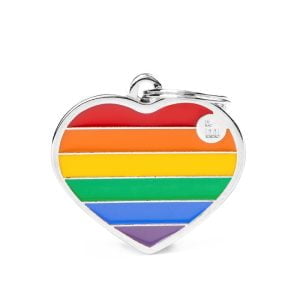 Ταυτότητα Rainbow καρδιά