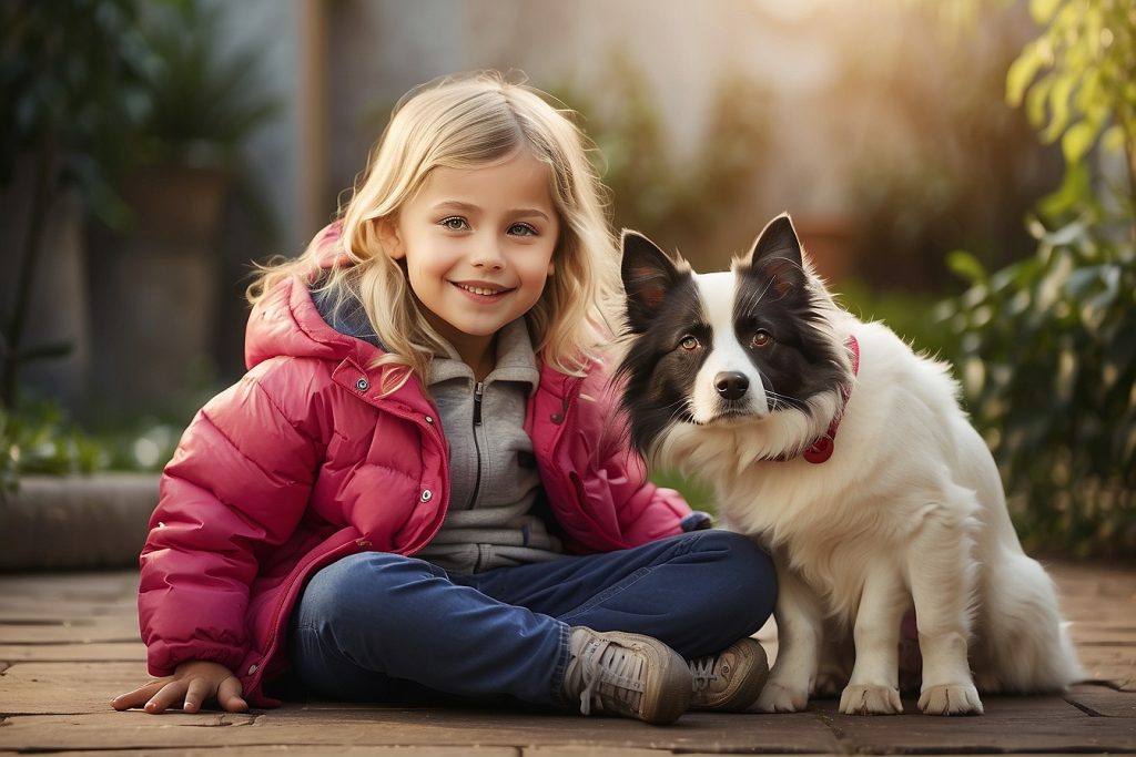 Page 404 1 Leonardo Diffusion XL foto with child dog and cat for hero ima 2