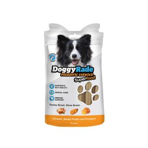 Doggy Rade Prebiotics Chewy Πρεβιοτικές Λιχουδιές με κοτόπουλο, γλυκοπατάτα, κολοκύθα